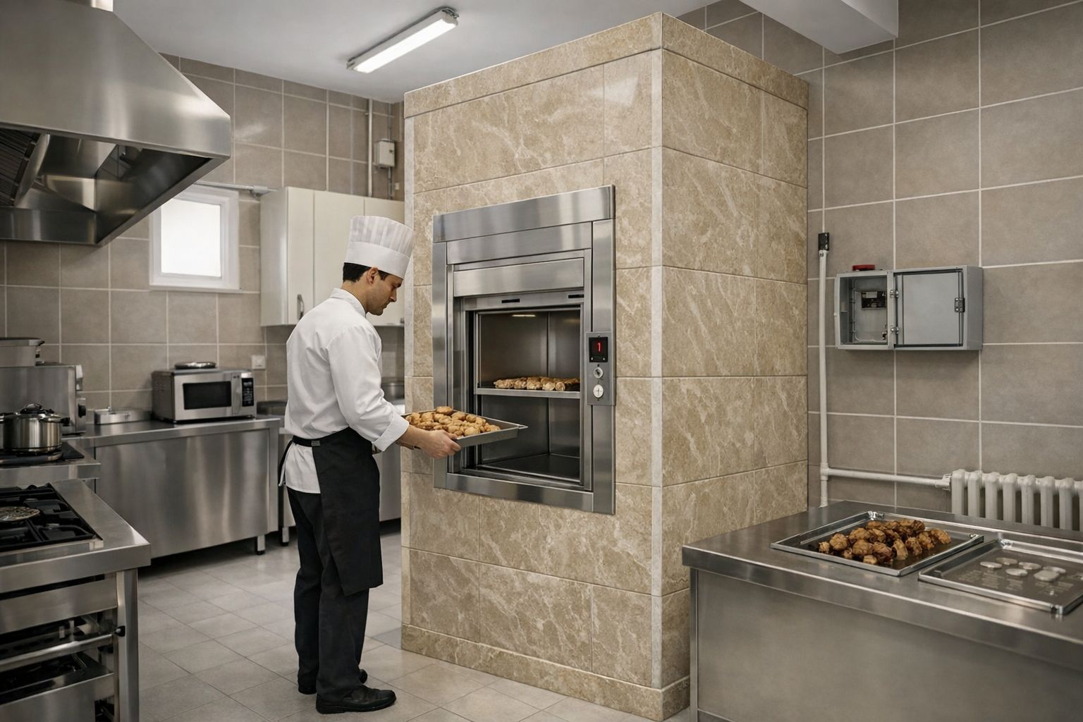 Monşarj / Yemek Asansörü